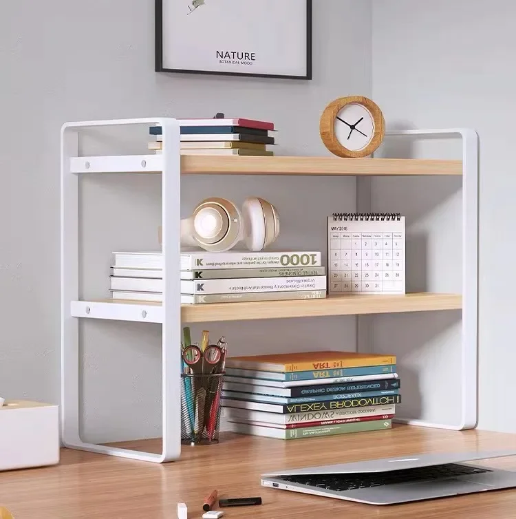 Home Office Freelancer - 段付きデスクトップ棚,収納棚,棚,棚,オフィス,コンピューターデスク,家庭,段付きキャビネット