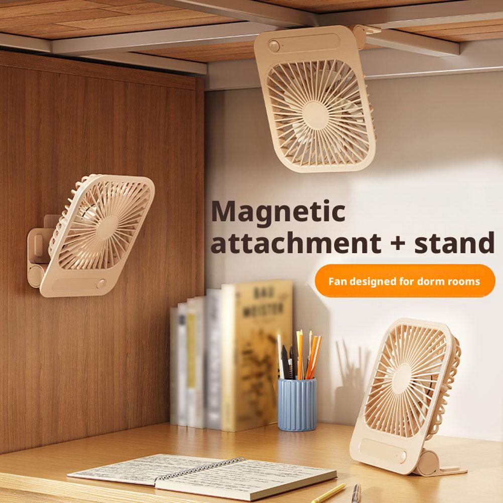Home Office Jobs - 超薄型磁気冷却ファンテーブルデスクファン USB 充電式壁掛けファン学生デスクトップファンオフィスホームキッチン用