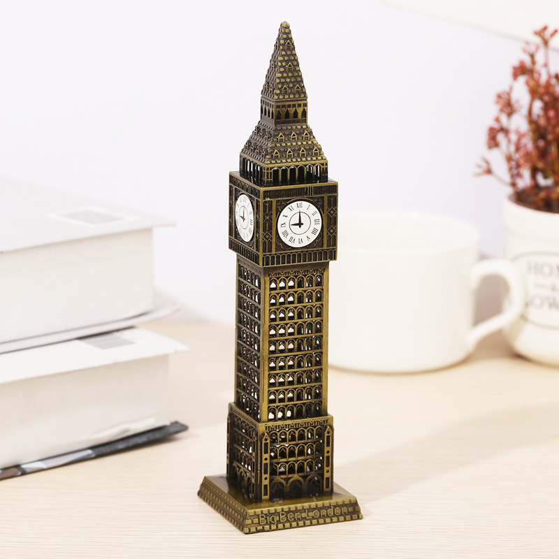 Home Office London - ビッグベンロンドンオフィスデスクトップ装飾品金属工芸品英国旅行お土産置物家の装飾ハウスモデルお祝いギフト