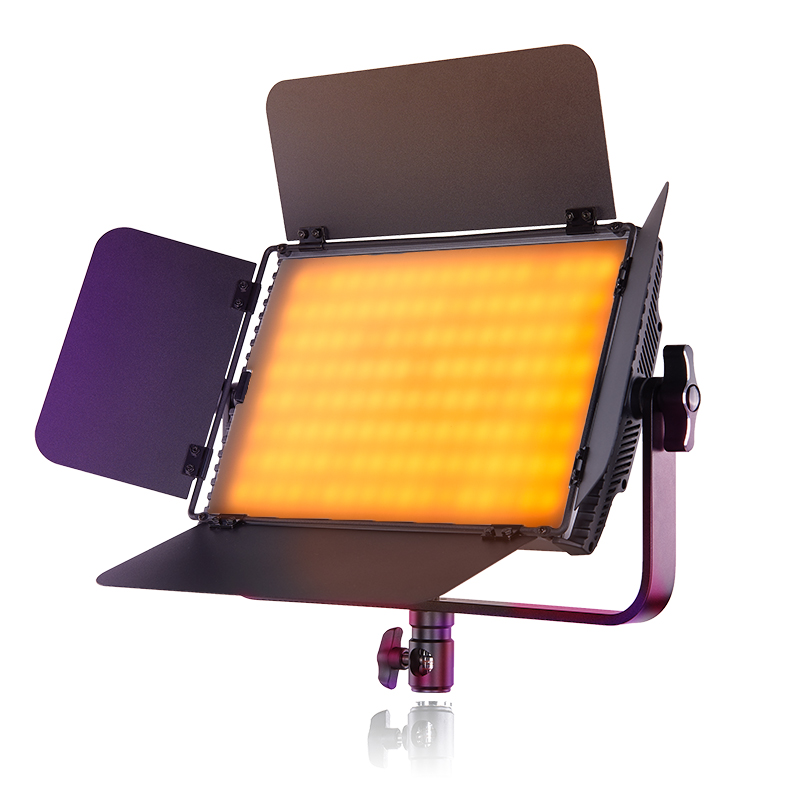 Zoom Lighting Kit - 写真撮影照明キット RA96 RGBビデオ照明 RGB LEDビデオライト バードア付き