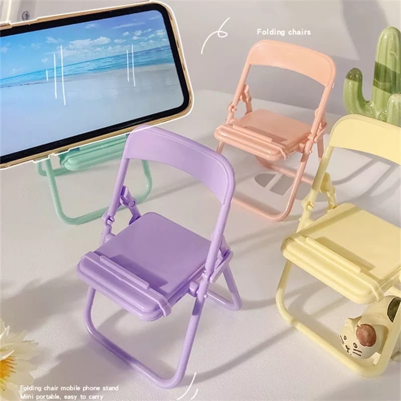 Home Office Jobs - かわいい椅子型スマホスタンド、クリエイティブなデスクオーガナイザー、多機能スマホスタンド、デスクデコレーション、ホームオフィスアクセサリー