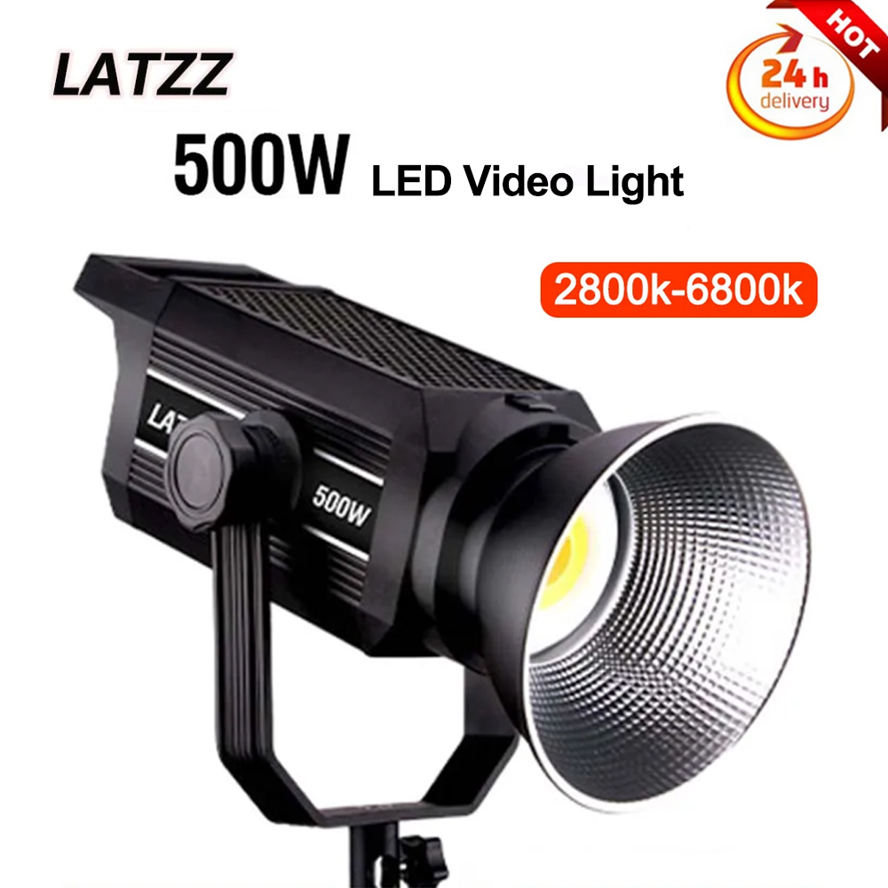 Zoom Lighting Kit - LATZZ 500W LEDビデオライト 2800k-6800k 撮影ライト アプリ制御