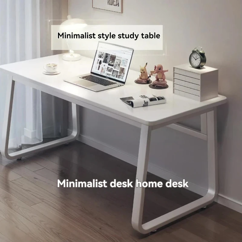 Home Office Layout - 家庭用デスク、学生用学習デスク、小型レイアウト、ミニマリストオフィスデスク、寝室用デスク、ミニマリストスタイル、コンピューターデスク
