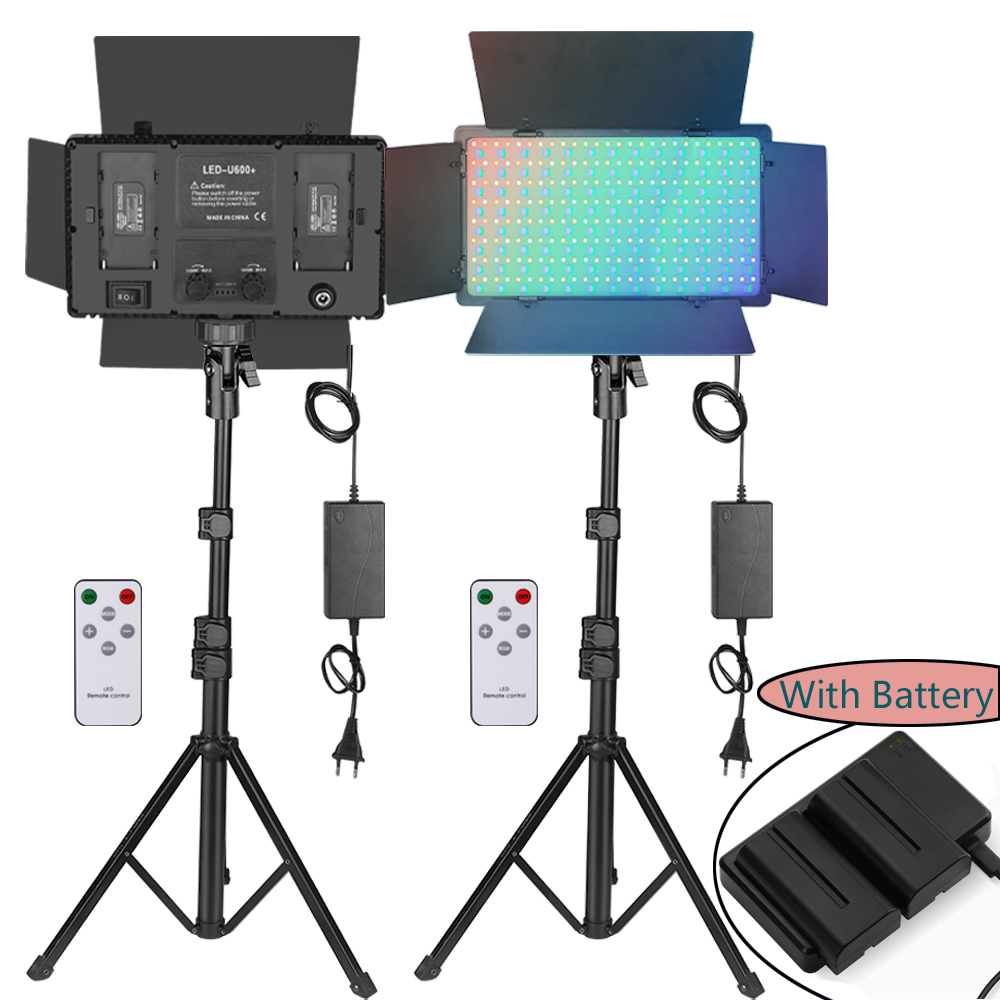 U800 RGB フォトライト LED フォトスタジオライト - Zoom Lighting Kit のレビューと価格