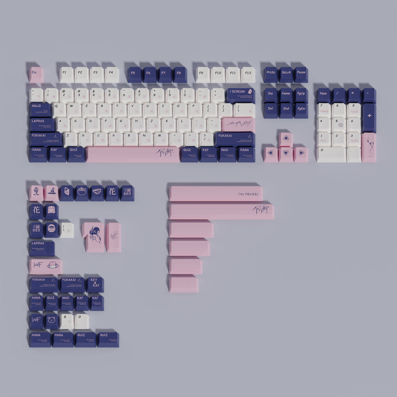 カスタムKafキーPBTキーキャップチェリープロファイル5面 - Home Office Layout のレビューと価格