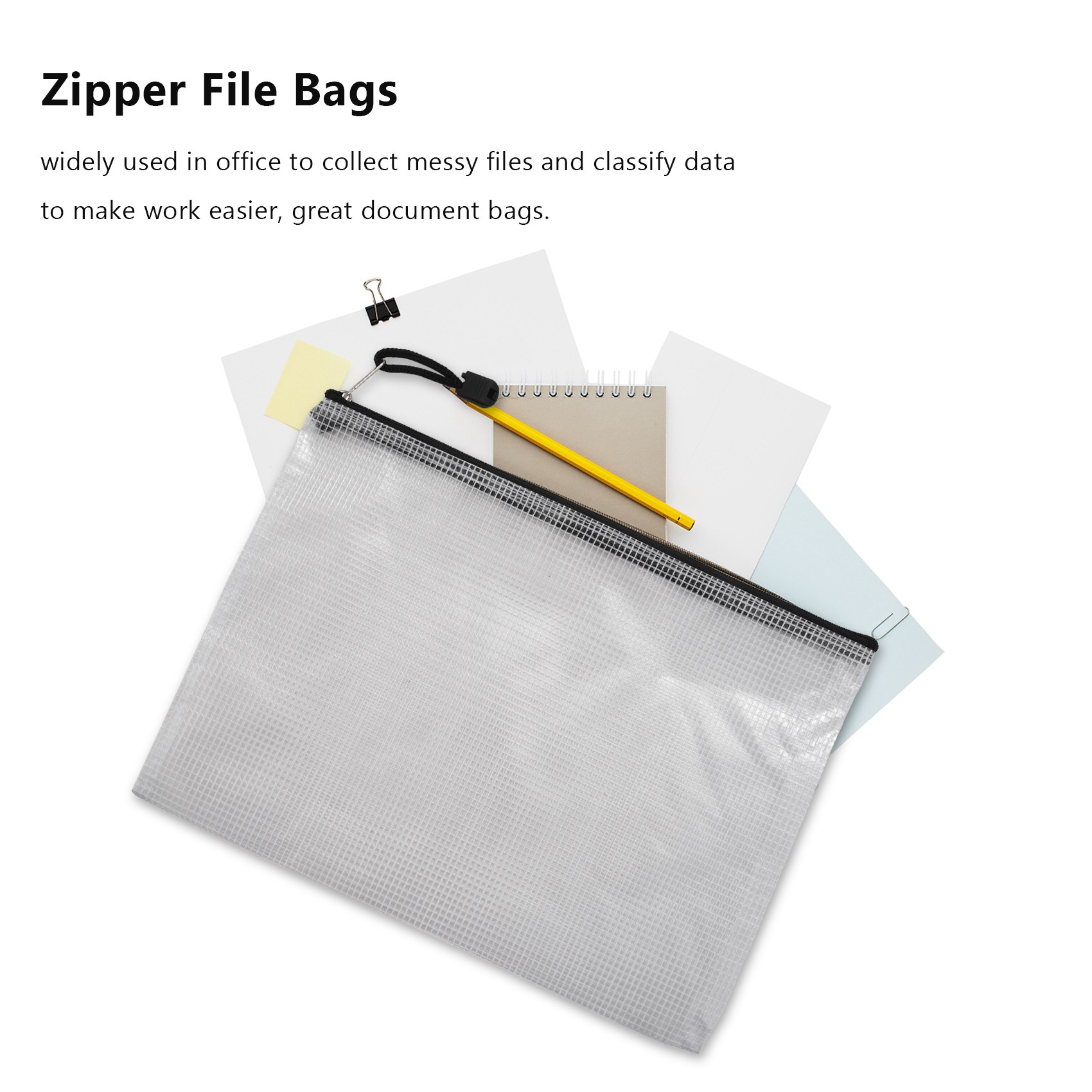 A01E-20個 B5 ジッパー付きドキュメントポーチ、ジッ - Home Office Bagas のレビューと価格