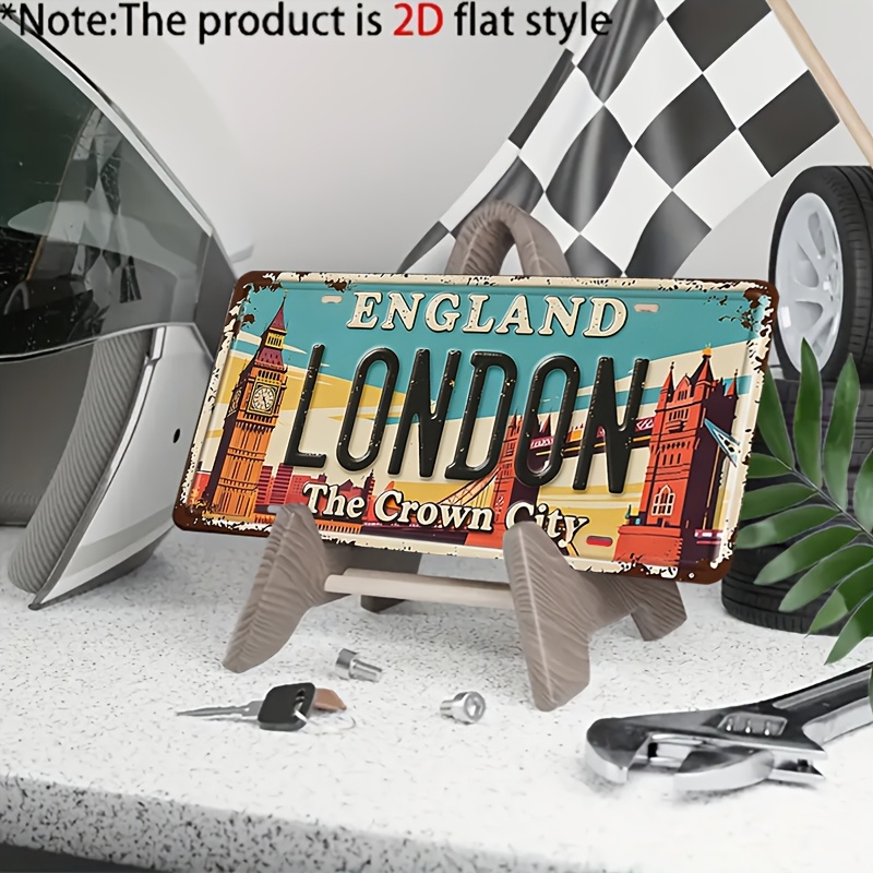 ロンドン イングランド ザ クラウン シティ ブリキ看板 - - Home Office London のレビューと価格