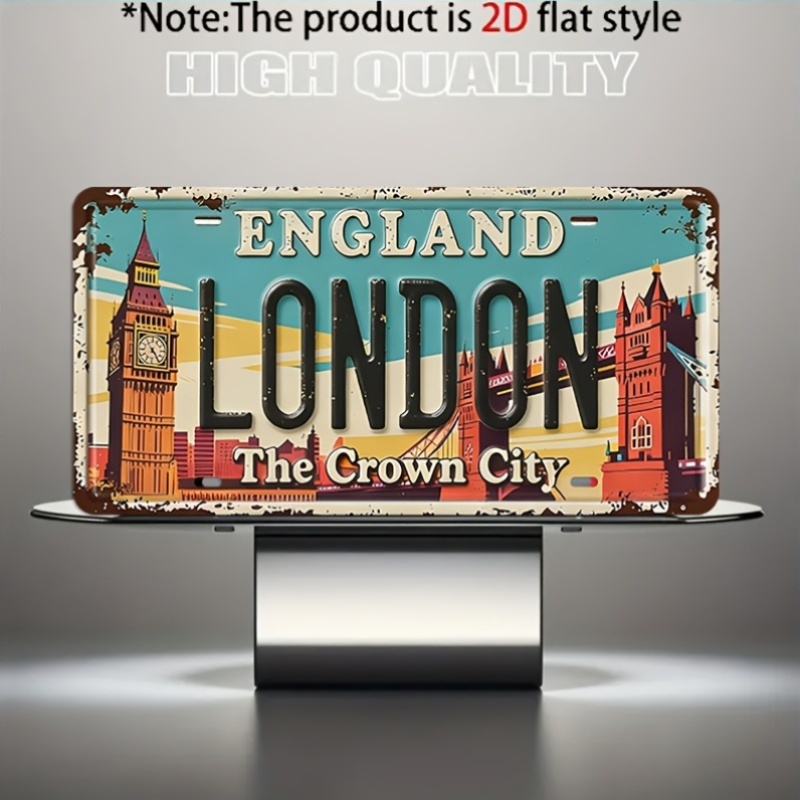 ロンドン イングランド ザ クラウン シティ ブリキ看板 - - Home Office London のレビューと価格