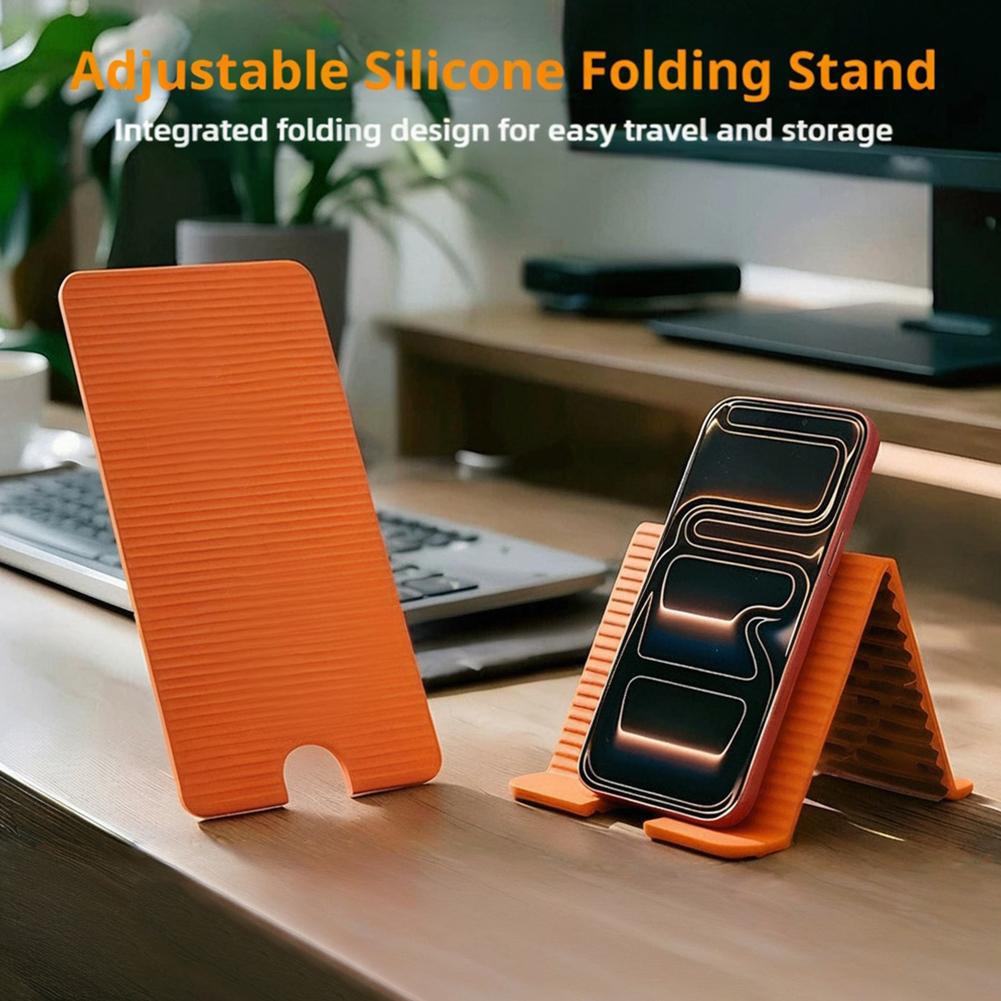 柔軟な折りたたみ式シリコン製電話ホルダー iPhone、iP - Home Office Jobs のレビューと価格