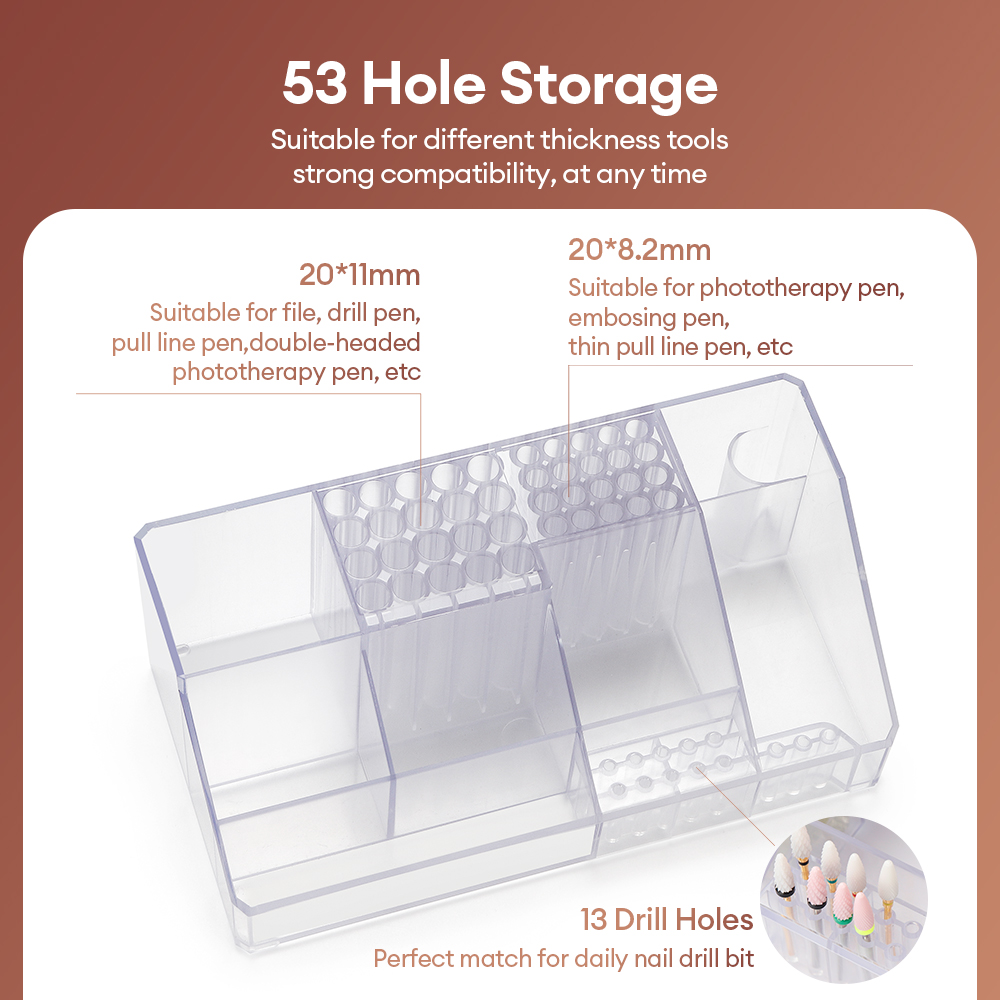 アクリル収納ラック ネイルアートツールオーガナイザー ネイル - File Cabinet Drawer のレビューと価格