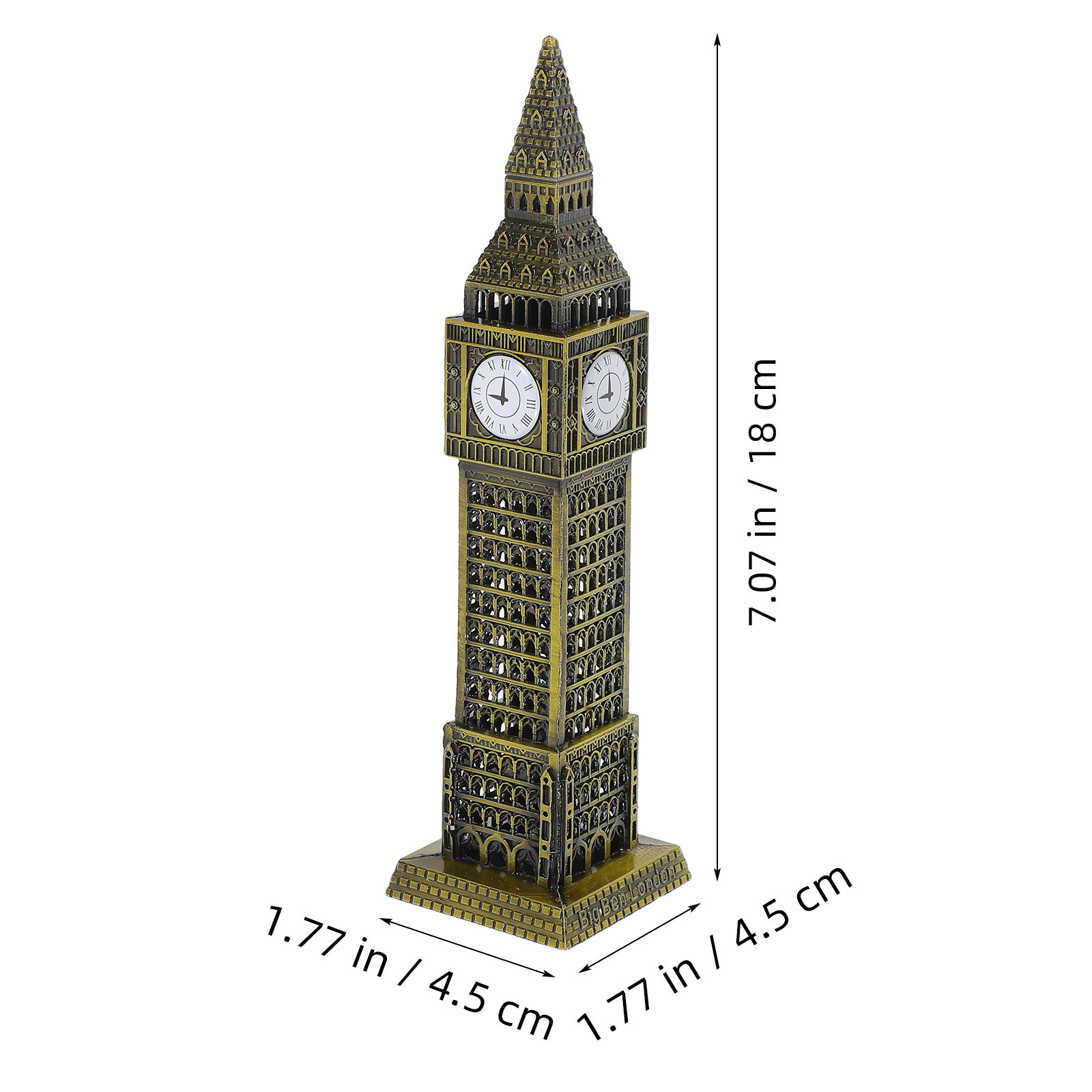 金属製ミニチュア像 ヴィンテージスタイル ロンドンお土産 テ - Home Office London のレビューと価格