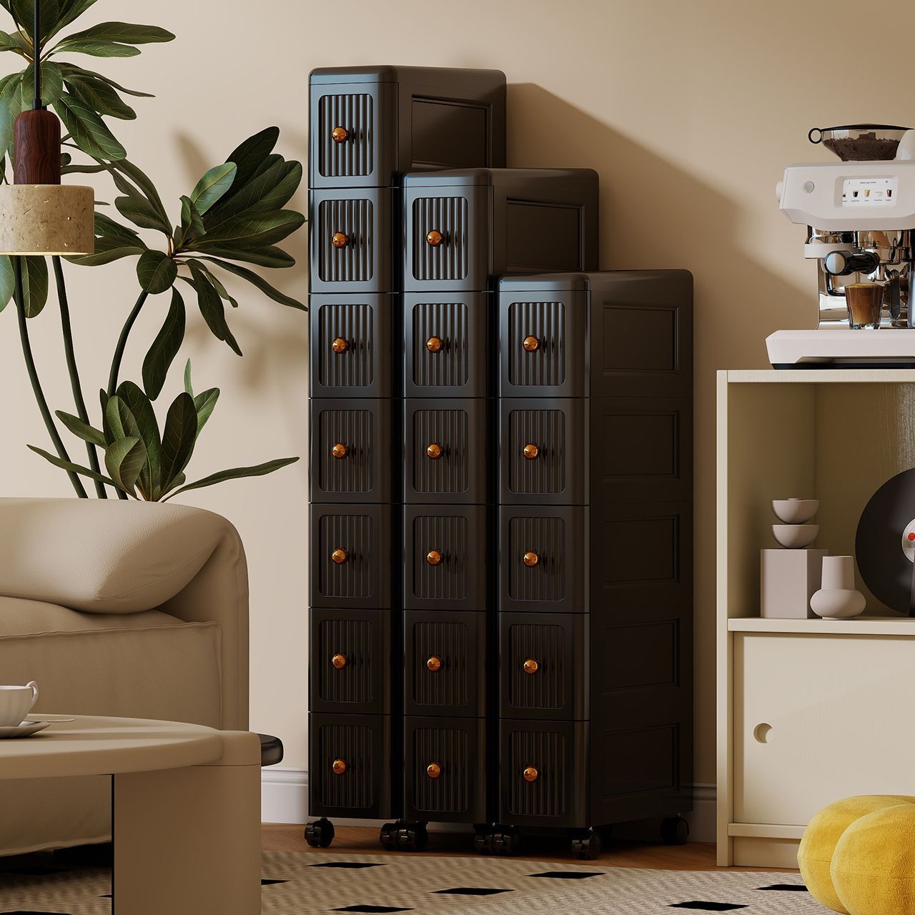 15CMの狭い隙間用引き出し収納キャビネット – キッチン、 - File Cabinet Drawer のレビューと価格