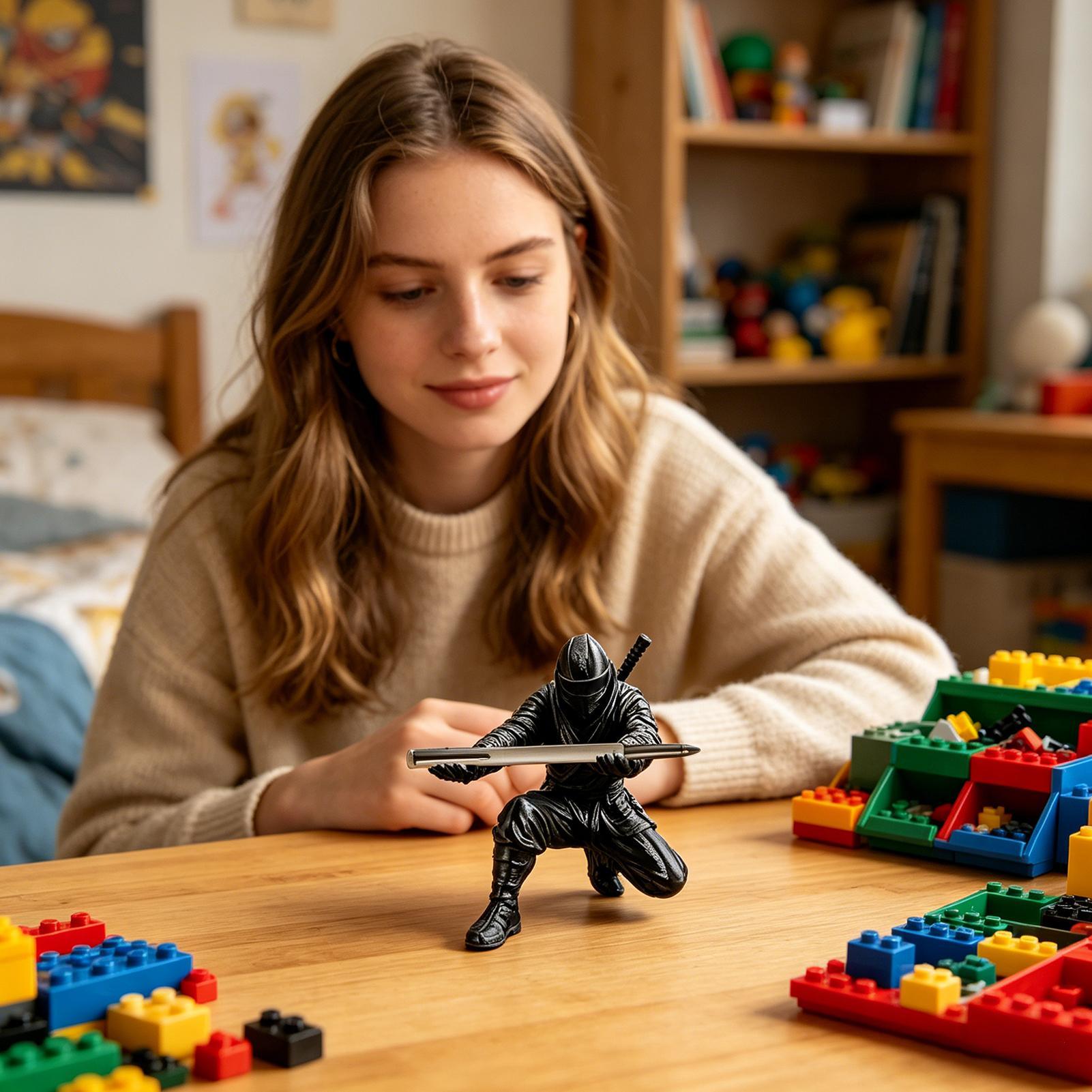 忍者スタイルの3Dプリントペンホルダー、クリエイティブなデス - Home Office Freelancer のレビューと価格