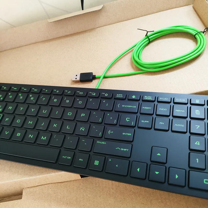 スペイン語レイアウトUSB有線キーボードとマウスキット TP - Home Office Layout のレビューと価格