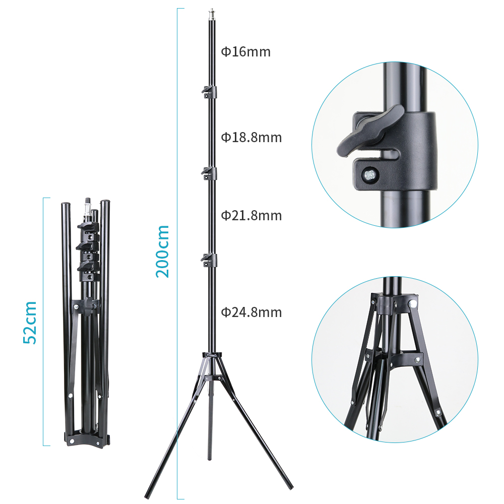 ポータブルLEDフォトスタジオライトパネル,Yダブルメイクア - Zoom Lighting Kit のレビューと価格