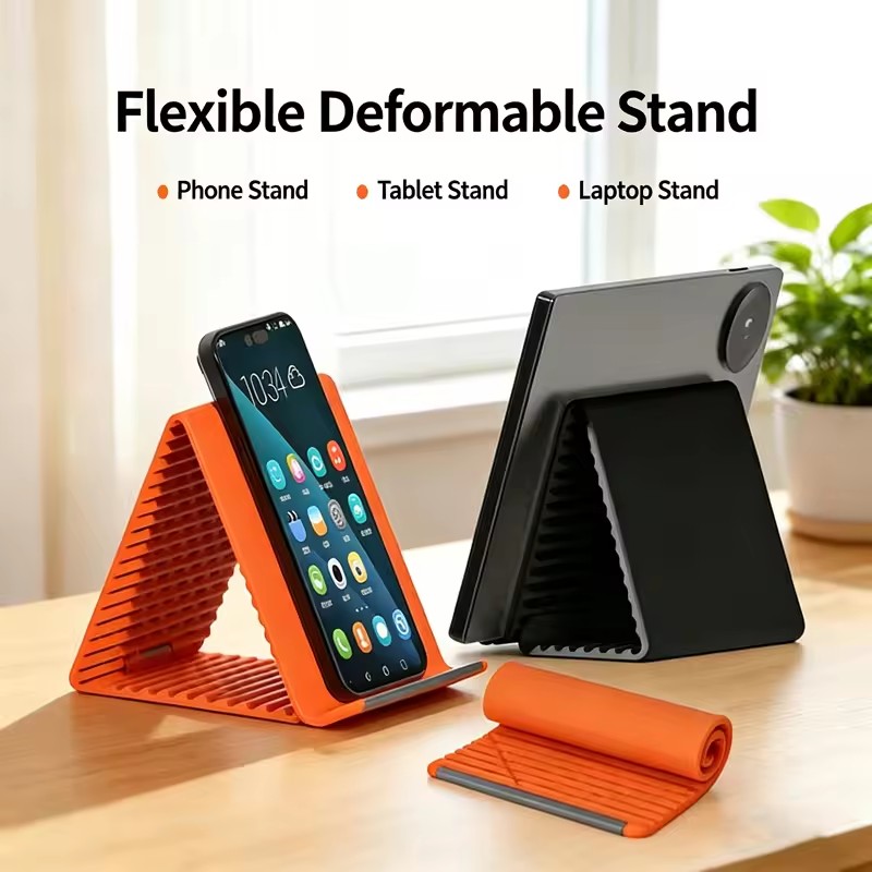 柔軟で折りたたみ可能なシリコン製スマホホルダー、ポータブルで - Home Office Jobs のレビューと価格