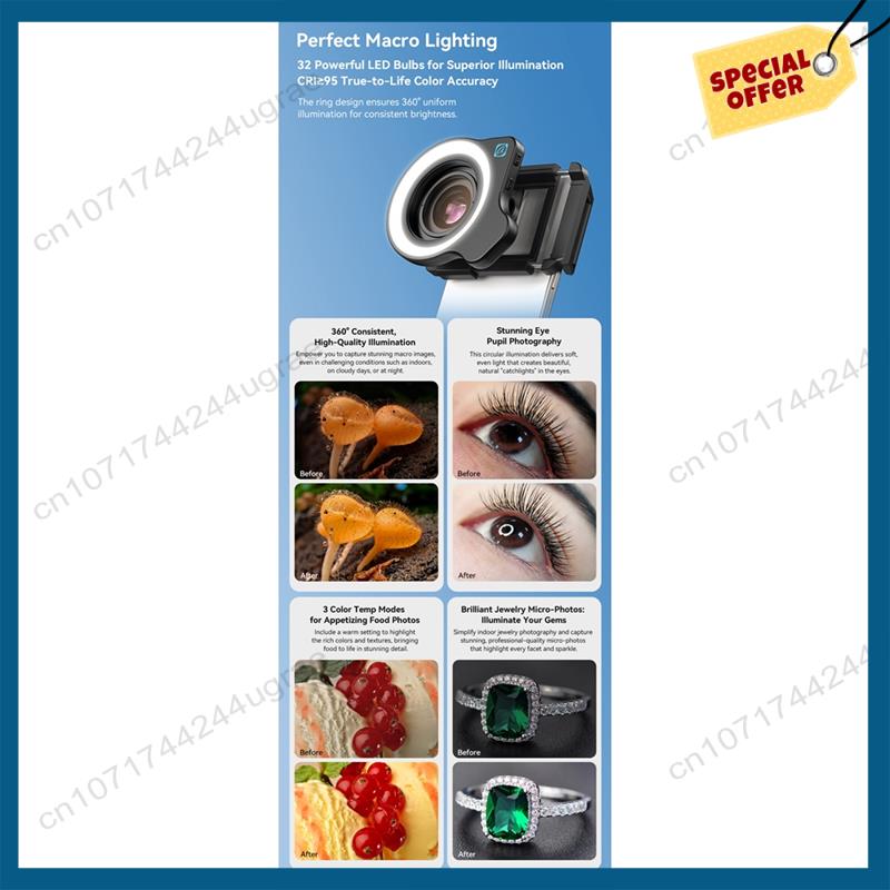 -A15I 10-20X ズームマクロレンズ LED 補助光 - Zoom Lighting Kit のレビューと価格