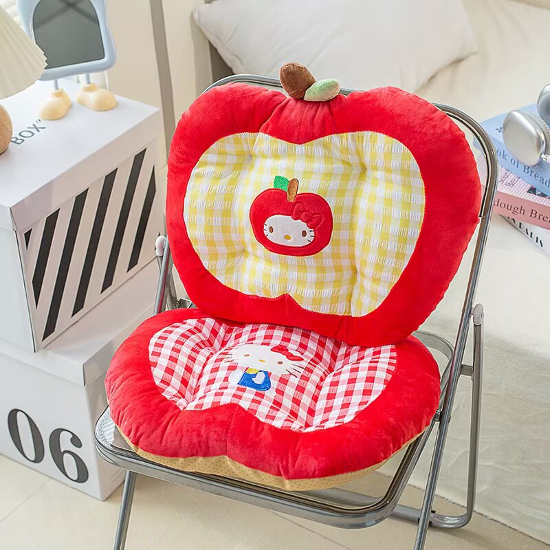 かわいいハローキティのリンゴ型ぬいぐるみクッション漫画椅子シ - Home Office Cozy のレビューと価格