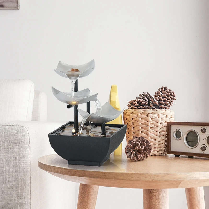 卓上噴水飾り 室内インテリア 流れる水のデスク彫刻 オフィス - Home Office Cozy のレビューと価格