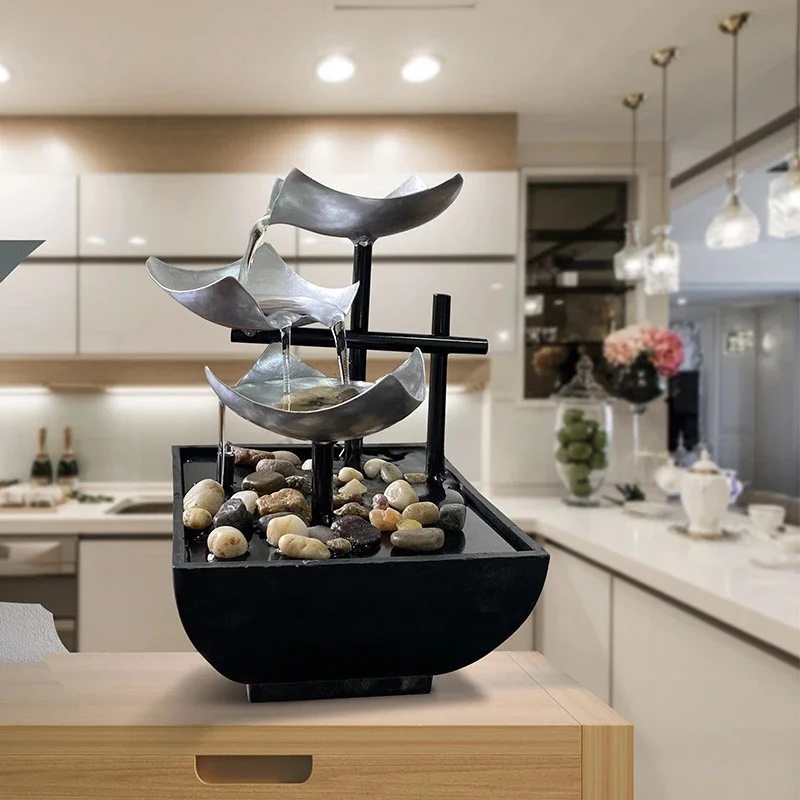 卓上噴水飾り 室内インテリア 流れる水のデスク彫刻 オフィス - Home Office Cozy のレビューと価格
