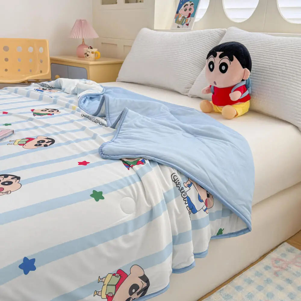かわいいクレヨンしんちゃんサマーキルト漫画かわいい家庭用昼寝 - Home Office Freelancer のレビューと価格