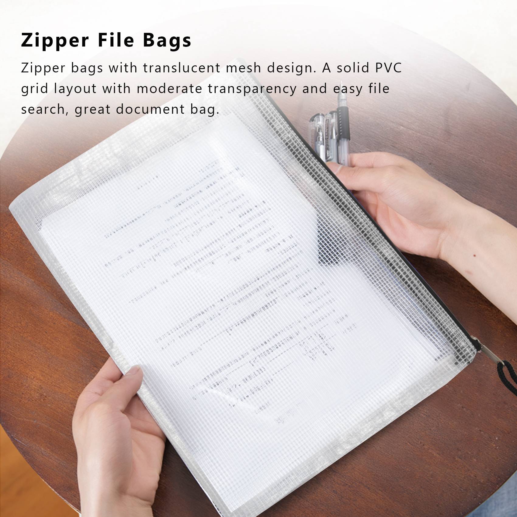 20個のB5ジッパー付きドキュメントポーチ、ジッパー付きファ - Home Office Bagas のレビューと価格