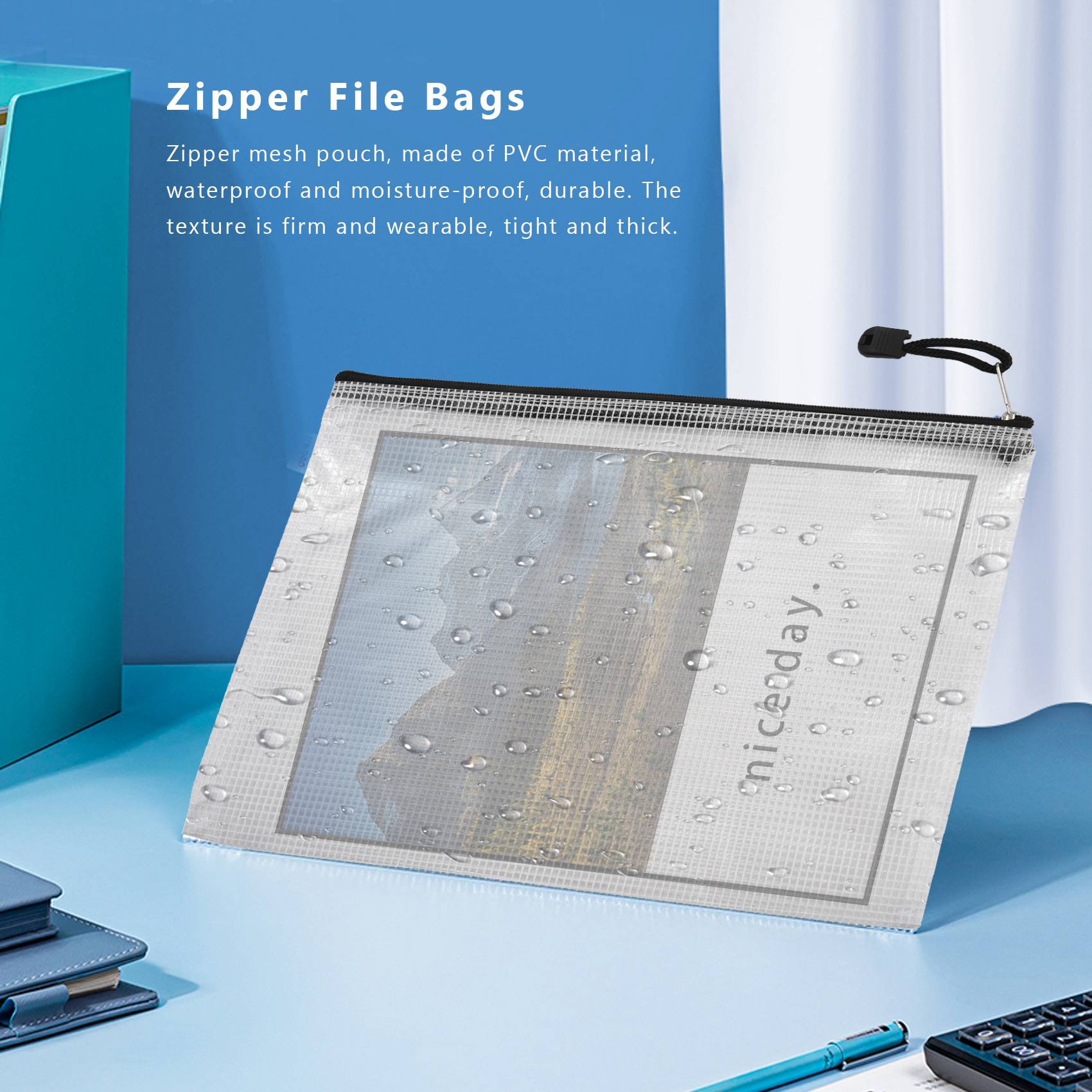 20個のB5ジッパー付きドキュメントポーチ、ジッパー付きファ - Home Office Bagas のレビューと価格